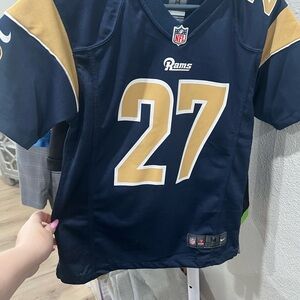 NFL Kids Rams Navy and Gold Jersey